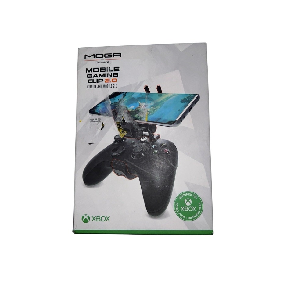 PowerA Moga Mobile Gaming Clip 2.0 for Xbox Controllers Black